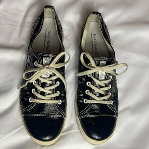 Josef Siebel womens shoes size 10 (41) black lace up